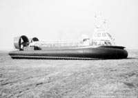 AP1-88 hovercraft during trial flights -   (submitted by The <a href='http://www.hovercraft-museum.org/' target='_blank'>Hovercraft Museum Trust</a>).